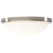 Nuvo Button, 11 Inch LED Flush Mount Fixture, Brushed Nickel Finish, CCT Selectable, 120 Volts 62/1842 - alternate 4